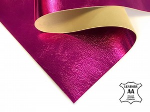 Bright Pink Metallic Sheet Lambskin Pieces 6x6 / 8x10 / 12x12 / 12x18 / 18x24 for Art and Crafts Genuine Leather Scrap 2oz/.8mm 700 FUCHSIA - Etsy