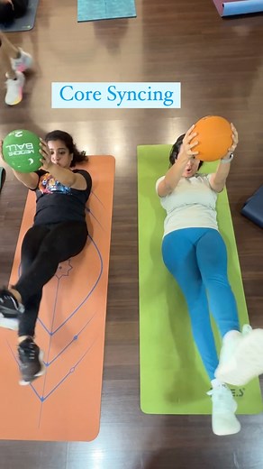 Fun partner workout - trying to sync in | Dhanya Nair