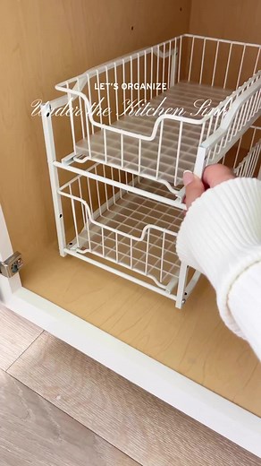 3.3K views · 20 reactions | Kitchen under sink rack organizer. Link at comment. ✨ #ShopeeMY | Rumah Scandinavian | Facebook