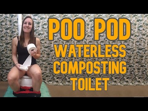 Poo-Pod Waterless Composting Toilet