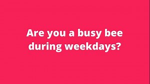 Your busy schedule during the week doesn’t have to stop you from...