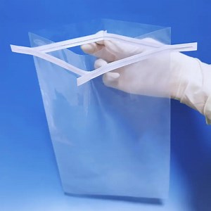 [Hot Item] Laboratory Sampling Collection Carrier Bags Wire Closure Bag Lab Supplies Sterile Plastic
