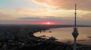 Baku Azerbaijan June 2019 Baku Tv Stock Footage Video (100% Royalty-free) 1036273511 | Shutterstock