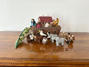 Felt Noah's Ark | Children's Puppet Show | Noah's Ark Baptism | Baptismal Gift | Felted Dolls - Etsy Australia