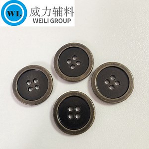 [Hot Item] Garment Accessories Button Snap Sewing Buttons Metal Trims Hole Button for Clothing