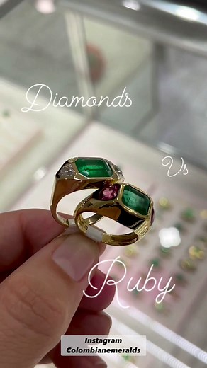 1.6K views · 38 reactions | Natural real Ruby diamonds & emerald...