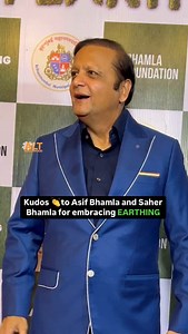 @asifbhamla and @saherbhamla @bhamlafoundation take their first steps into earthing — grounding with nature, rooted in purpose. ( asif bhamla , saher bhamla, bamla foundation, Maharashtra government, indian government, pm modi) | AltBollywood | Facebook