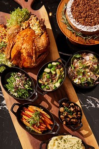 Relax this Thanksgiving and allow Shangri-La Toronto's talented chefs to take care of the cooking, making more time for you to do what matters the most - create cherished memories with your loved ones. Our exclusive Turkey To Go menu serves eight and is available to pre-order now! Please place your order by 12:00pm on Tuesday, October 3rd. Pick up is available all Thanksgiving weekend (between October 6th to 9th) from 11:00am to 5:00pm. | Shangri-La Toronto | Facebook