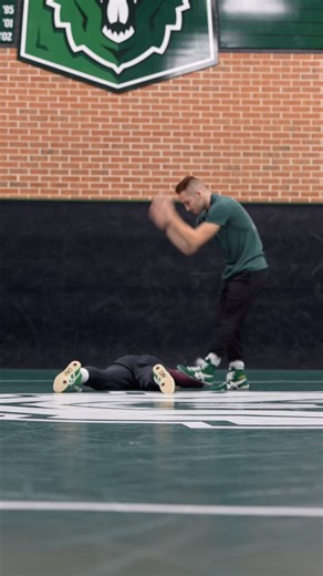 Teaching my girlfriend the Super Duck 😂 @kgummi #wrestling #howtowrestle | Cayden Henschel