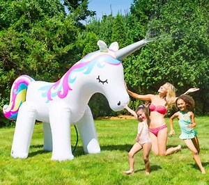 Under $50! Have fun in the sun with this Giant Inflatable Yard Sprinkler. Restrictions apply. See offer. | QVC