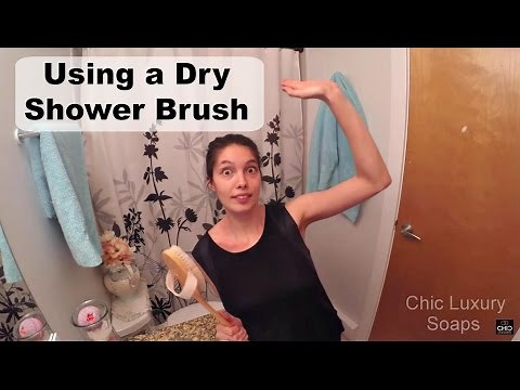 Using a Dry Shower Brush