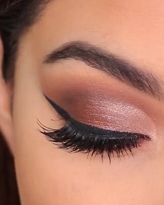 434K views · 10K reactions | Shiny pink eyes and a winged eyeliner for today! | Lilyon | Facebook