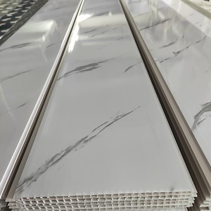 [Hot Item] Laminate Wall Cladding Marble PVC Sheet Interior Waterproof PVC Wall Panel