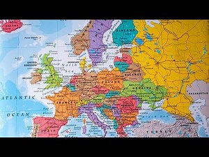 СТРАНЫ ЕВРОПЫ в ЗАБАВНЫХ РИСУНКАХ (Guy Re-Draws The Map Of Europe By Imagining)