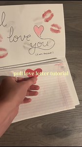 Pull-Out Love Letter Tutorial with Double-Sided Tape