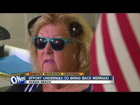 Effort Underway to bring Mermaid statue back to Ocean Beach