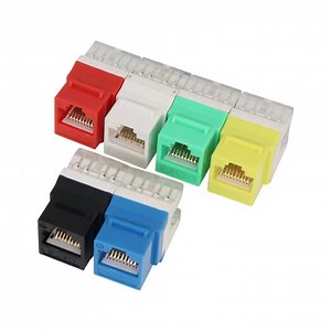 [Hot Item] CAT5E/CAT6 UTP Keystone Jack with Shutter Door (WD6B-011)