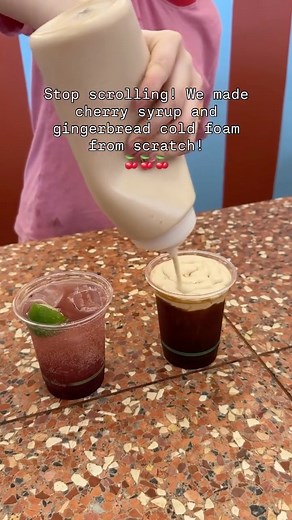 Christmas drinks have landed and they’re honestly next-level. Try our house-made cherry soda with lime, iced matcha with house made cherry syrup or add gingerbread cold foam to your fav drink! Trust us… it’s magic on an iced long black. 🍒 Available at CC Cafe now!! | Common Circus