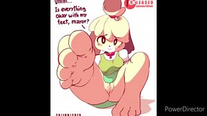 Animal Crossing Isabelle Hentai GIF
