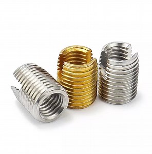 [Hot Item] Stainless Steel M2 M3 M4 M5 M6 M8 Self Tapping Slotted Thread Sleeve Screw Threaded Insert Screw