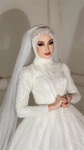 14K views · 214 reactions | #new #style #new #collection 2024 Makeup & hijab : @maison_wassila Dress : @maison_wassila T 58 140 140 99 375 680 | Maison wassila | Facebook