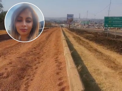 SA woman laughs about mistaking an arrestor bed for a shortcut