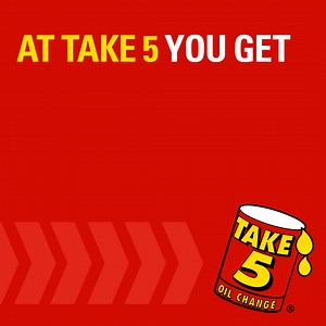 Everybody loves free stuff. At Take 5, you get FREE water, tire checks & fluid top-offs. Plus, $20 off your next oil change. | Take 5 Oil Change
