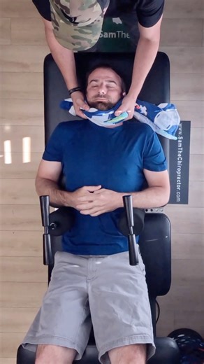Chino CA Spinal Decompression Adjustment For Neck Pain & Radiculopathy #ringdinger #chiropractor #spinaldecompression | Sam The Chiropractor