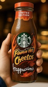 Flamin’ Hot Cheetos Starbucks Frappuccino | The Junk Food Playground