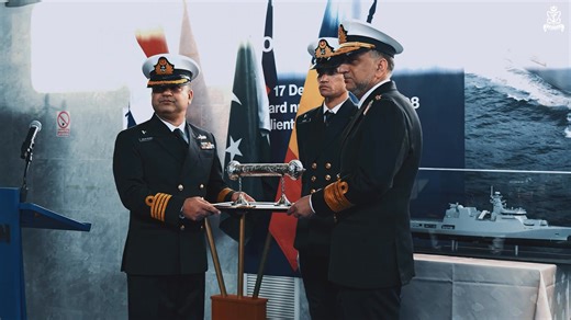 PAKISTAN NAVY COMMISSIONS OFFSHORE PATROL VESSEL PNS YAMAMA IN ROMANIA Pakistan Navy has commissioned its Offshore Patrol Vessel (OPV), PNS YAMAMA, at Constanta Port, Romania. Commander Karachi, Vice Admiral Muhammad Faisal Abbasi, graced the ceremony as Chief Guest and handed over the traditional Command Scroll to Commanding Officer of PNS YAMAMA. Deputy Fleet Commander of Romanian Navy, Rear Admiral (UH) Marian Ciobotaru, and the Ambassador of Pakistan to Romania, Mr. Arshad Jaan Pathan, were 