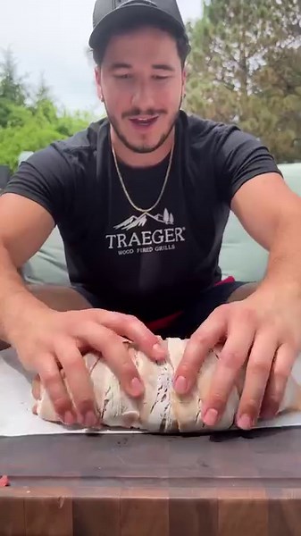 Smoking a BBQ Fatty - what do y’all think of this one? 🤣 #smokingmeat #ketorecipe #grillingseason | Chef Cuso