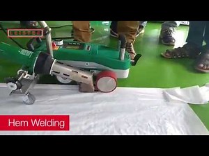 HDPE & PP FIBC bags and liners fabrication with Leister VARIANT T1