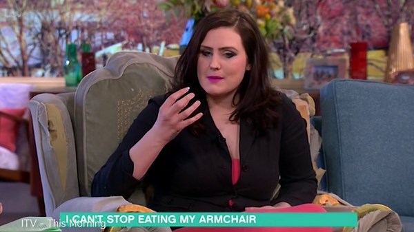 Vicky Cullen opens up about her addiction to eating her armchair