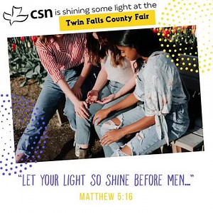 We’re enjoying being out in our community during our time at the Twin Falls County Fair! Meet Tony, a fair-goer and local CSN Radio fan. 🙌🏼❤️ We want to hear from you, too! Share YOUR testimony of how CSN Radio has impacted your life! Send us a message or email your testimony to Bre at bre@csnradio.com 👍🏻 | CSN Radio