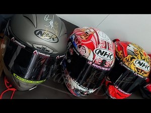 Differences between Moto2 and Asian Local Racer Helmets, NHK GPR Tech Race.