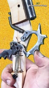 7.9K views · 54 reactions | Handcraft Spring Tgr Tool #fb #reels #diy #craft #metal #mechanism | GS Woodworking | Facebook