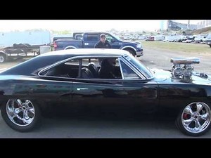 Blown Hemi Charger arrives at Charlotte