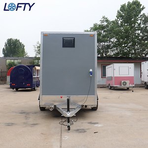 [Hot Item] Handicap Disabled Bathroom Trailer Luxury Portable Restroom Trailer with Ramp 2 1 Ada Restroom Trailer