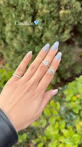 ⁣⁣ Recently Sold💍⁣⁣⁣ *Cushion Vs. Round*💎 ⁣⁣⁣ 💎The cushion cut is an aged version of the “brilliant cut”, which has a girdle outline that meets a square with rounded corners - emulating the form of a pillow. It’s quite similar to the “old mine cut”. ⁣⁣ The cushion cut originated roughly 200 years ago, and during its first 100 years, it was deemed the most celebrated diamond of its time!⁣⁣ ⁣⁣ 💎Round Cut is the most common style of cutting for both diamonds and colored stones. ⁣⁣Modern round d