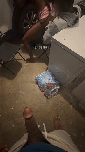 We was just smoking in the garage. I went to make sure the house was locked up and use the bathroom, when I came back my wife was bouncing on this nigha dick. Just bricked up watching my love riding another nigha dick.