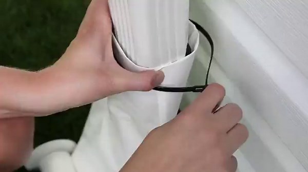 Rainguard 9304G Automatic Downspout Extension, 4-Feet, Green