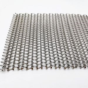 [Hot Item] Food Grade 304 Stainless Steel Spiral Chain Link Wire Mesh Conveyor Belt for Food Industry