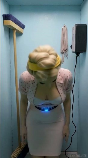 All charged up!#fembot #asfr #robot #fembots #robots #robotgirl #vintage #1950s #retro #housewife