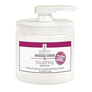 Master Massage Spamaster Unscented 16 Oz Massage Cream, White
