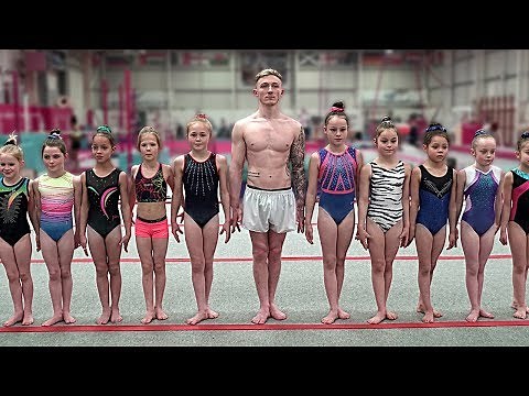 Joining the Women's Junior Gymnasts for a Day..?? {Flexibility Test}
