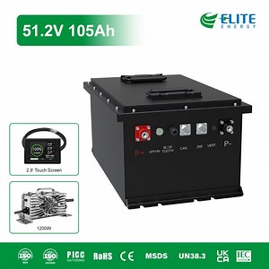 [Hot Item] 48V 100ah 105ah Golf Cart LiFePO4 Lithium Batteries Deep Cycle Li Ion Battery Rechargeable EV Battery Conversion Kits