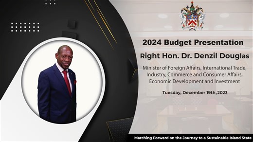 The Right Hon. Dr. Denzil Douglas made his intervention to the 2024 Budget Debate on Tuesday, December 19, outlining the challenges, successes and future plans for the Ministries of Foreign Affairs, International Trade, Industry, Commerce and Consumer Affairs, Economic Development and Investment. | St.Kitts and Nevis Information Service - SKNIS