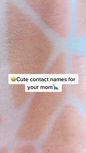 cute contact names on TikTok