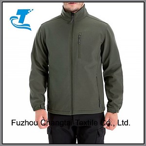 Men′ S Windproof Softshell Zip-Front Fleece Inside Jacket