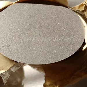 [Hot Item] 200um Sintered Porous Titanium Metal Stainless Steel Powder Metal Filter /Plate Parts